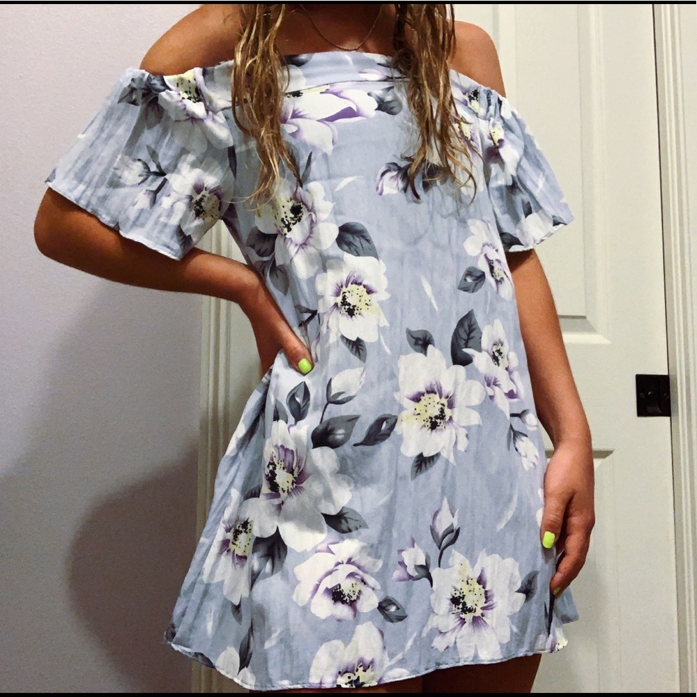 Vintage styled floral mini dress